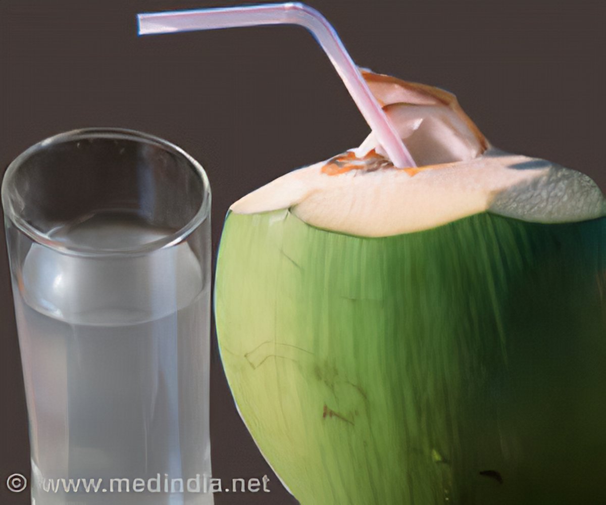 Coconut Water From A Tender Coconut Is