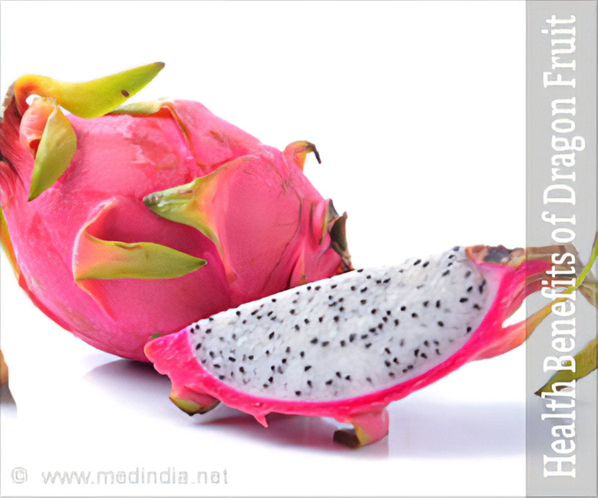 Dragon Fruit Nutrition Chart