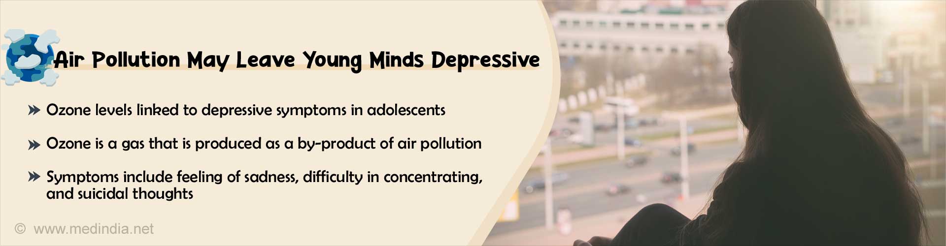 Air Pollution Linked to Depression in Adolescents