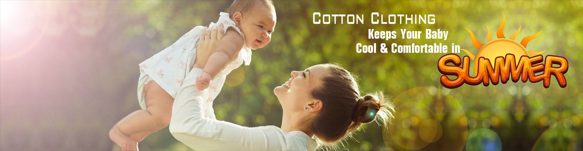 Cotton Clothing Keeps Your Baby Cool and Comfortable in Summer