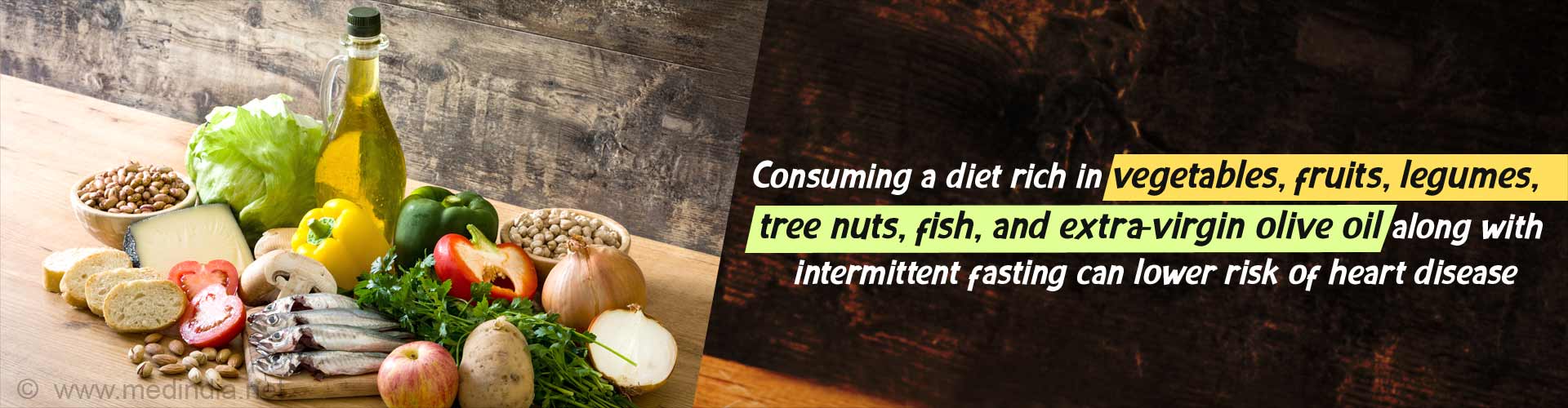 Pesco-Mediterranean Diet Reduces Heart Disease Risk