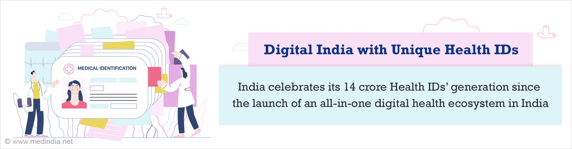 India Marks One Step Closer to Digitalization With 14 Crore Health IDs Generated
