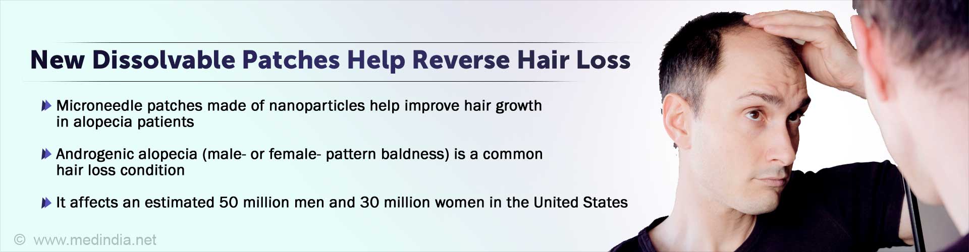New Microneedle Patches Help Reverse Baldness