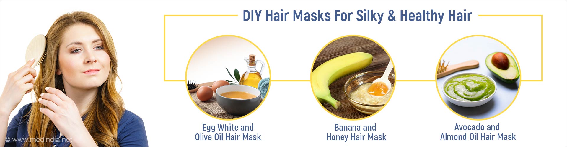 Simple 3 DIY Hair Masks for Healthy Hair
