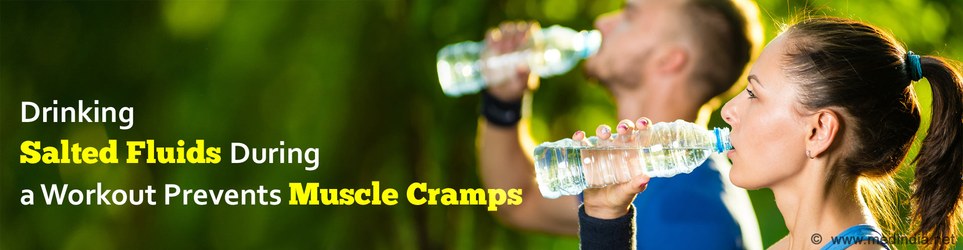 Drinking Salted Liquids During a Workout Prevents Muscle Cramps