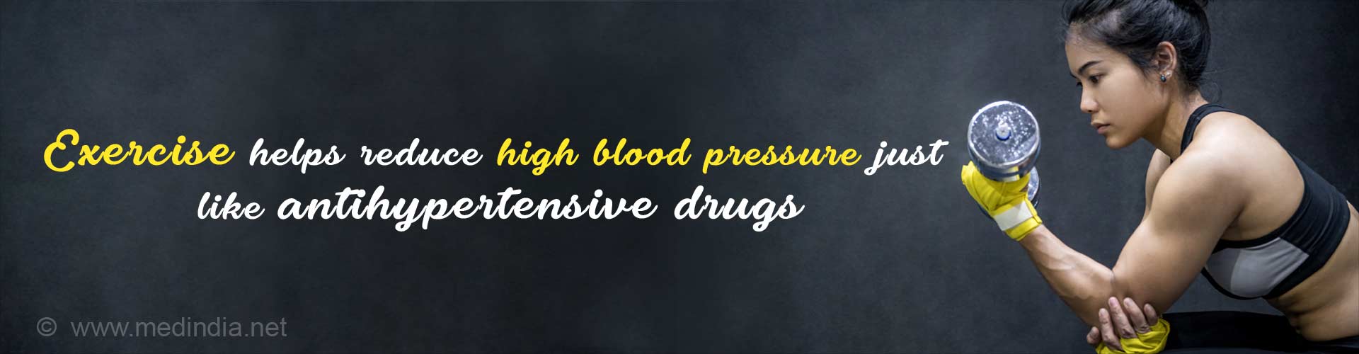 Exercise helps reduce high blood pressure just like antihypertensive drugs.