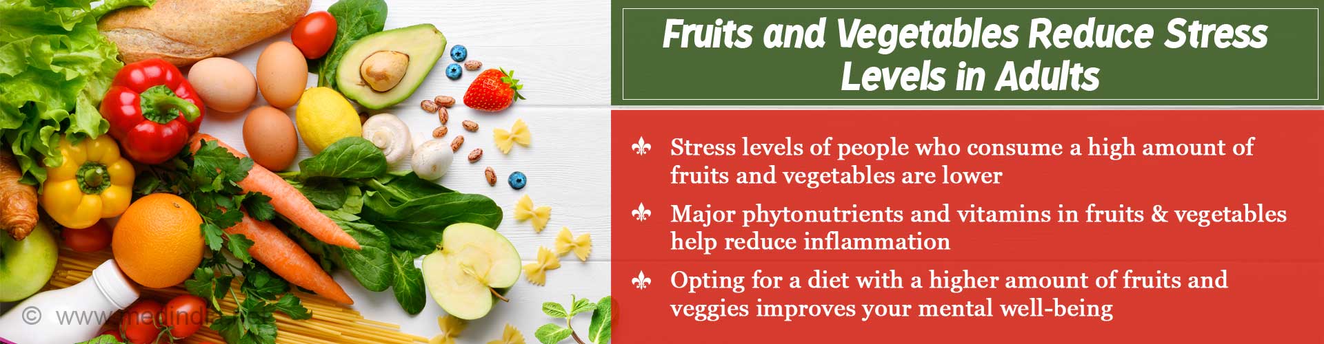 Feeling Stressed? Have Some Fruits and Vegetables

