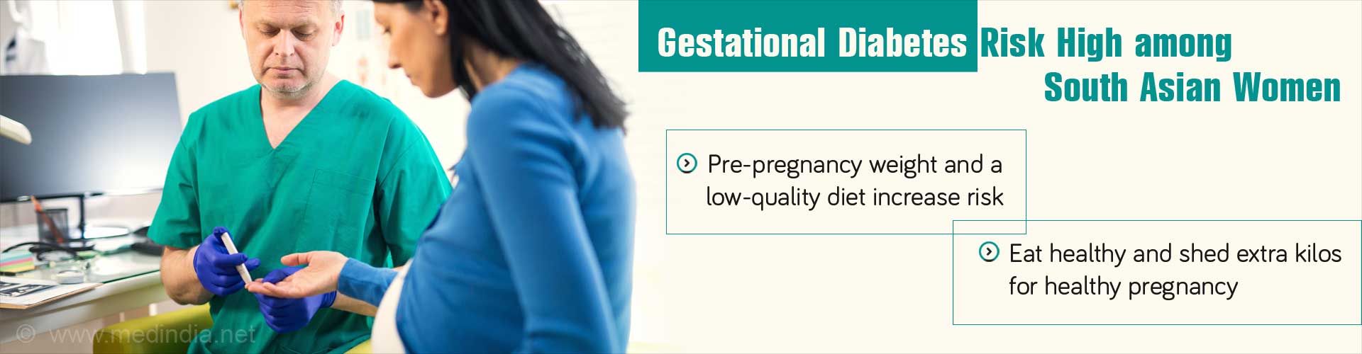 gestational diabetes risk high among south asian women
- pre-preganancy weight and a low-quality diet increase risk
- eat healthy and shed extra kilos for healthy pregancy
