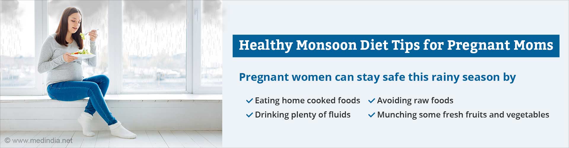 Healthy Monsoon Diet Tips for Pregnant Women
