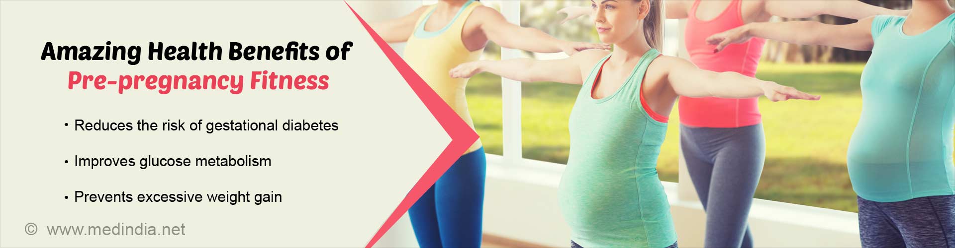 Amazing health benefits of pre-pregnancy fitness
- reduces the risk of gestational diabetes
- improves glucose metabolism
- prevents excessive weight gain