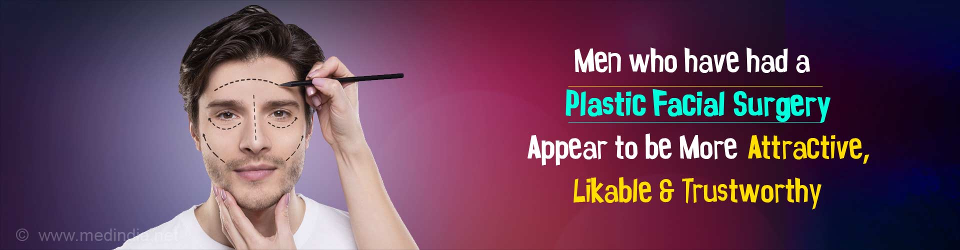 Men Who Undergo Facial Plastic Surgery are More Attractive and Trustworthy