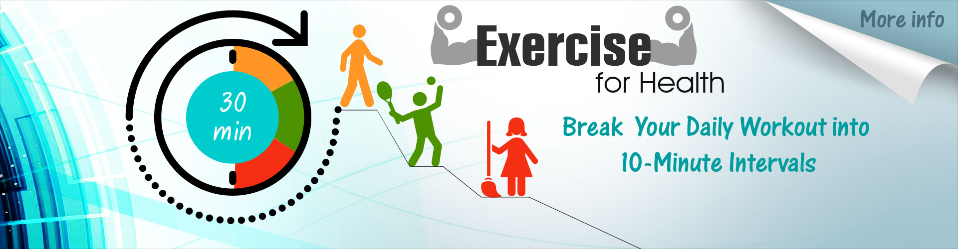 Exercise for Health - Break Your Daily Workouts into 10-minute Intervals