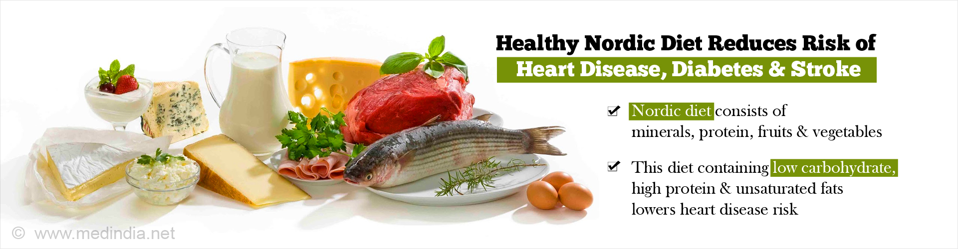 healthy nordic diet reduces risk of heart disease, diabetes and stroke
- nordic diet consists of minerals, protein, fruits and vegetables
- this diet containing low carbohydrates, high protein & unsaturated fats lowers heart disease risk