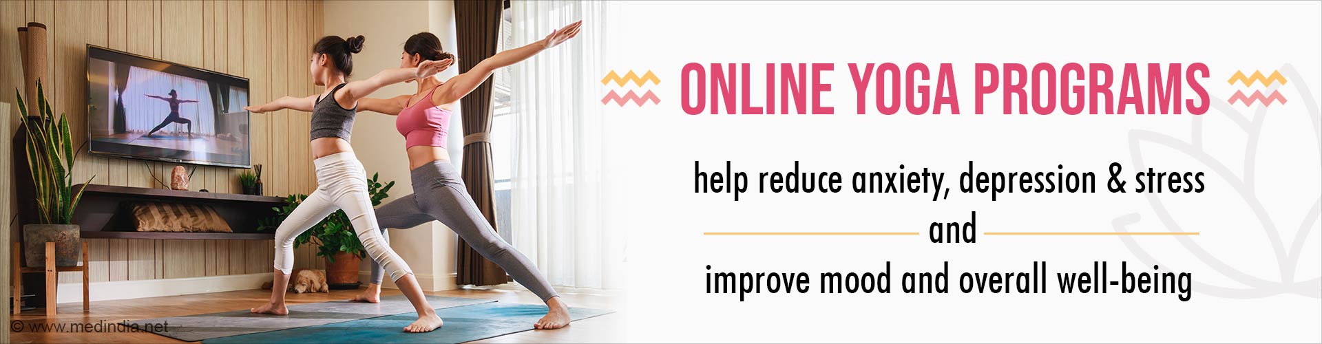 International Yoga Day: Online Yoga Reduces Stress, Anxiety and Depression
