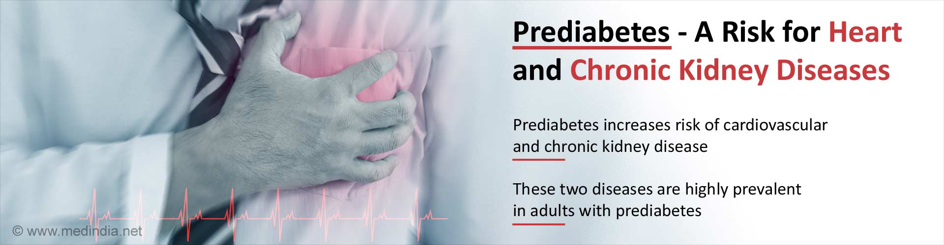 prediabetes - a risk for heart and chronic kidney diseases
- prediabetes increases risk of cardiovascular and chronic kidney disease
- these two diseases are highly prevalent in adults with prediabetes
