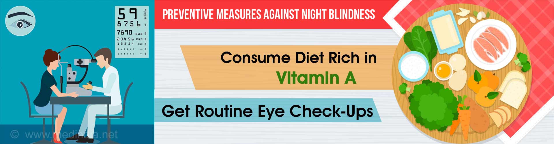 Preventive measure against night blindness
- consume diet rich n vitamin A
- get routine eye check-ups

