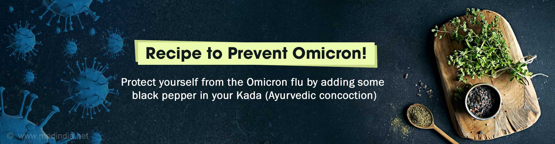 Black Pepper as Preventive Measure Against Omicron