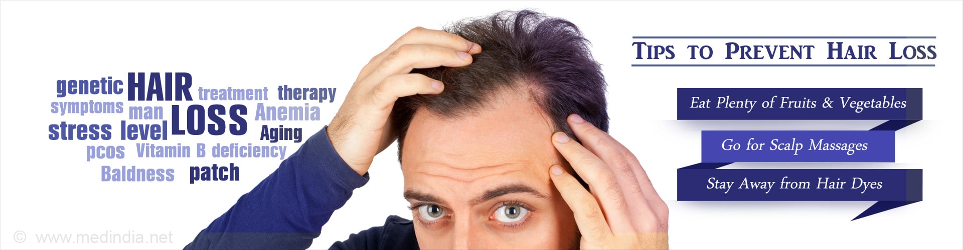 Tips to Prevent Hair Loss, Eat Plenty of Fruits and Vegetables, Go for Scalp Massages, Stay Away from Hair Dyes