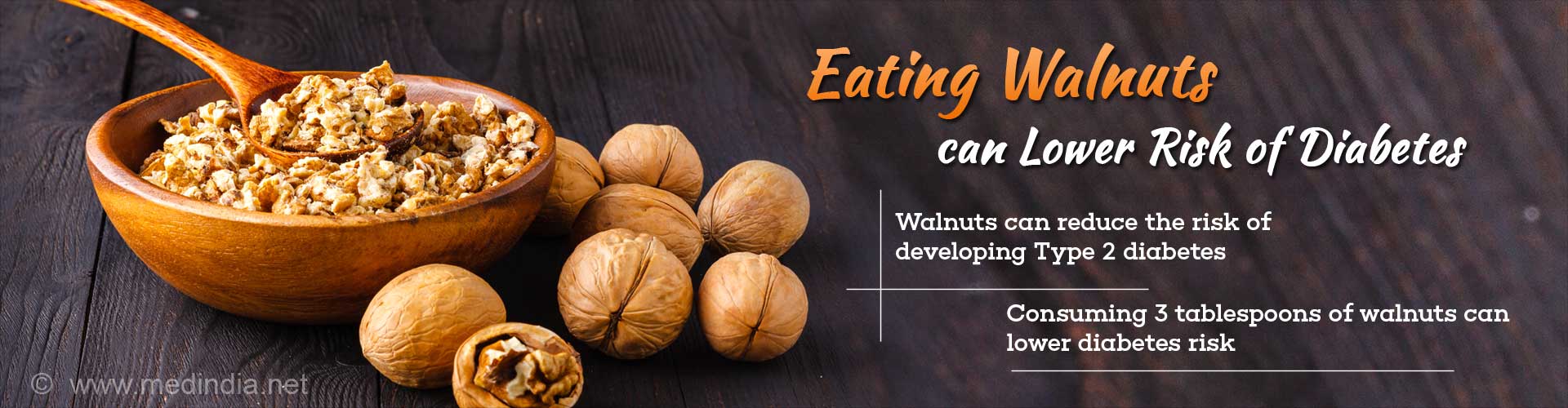 Walnuts can Help Lower Risk of Type 2 Diabetes