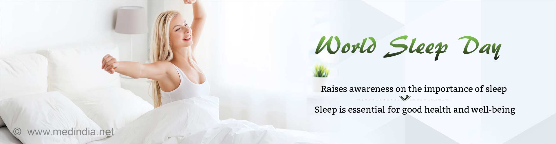 world sleep day
- raises awareness on the importance of sleep
- sleep is essential for good health and well-being