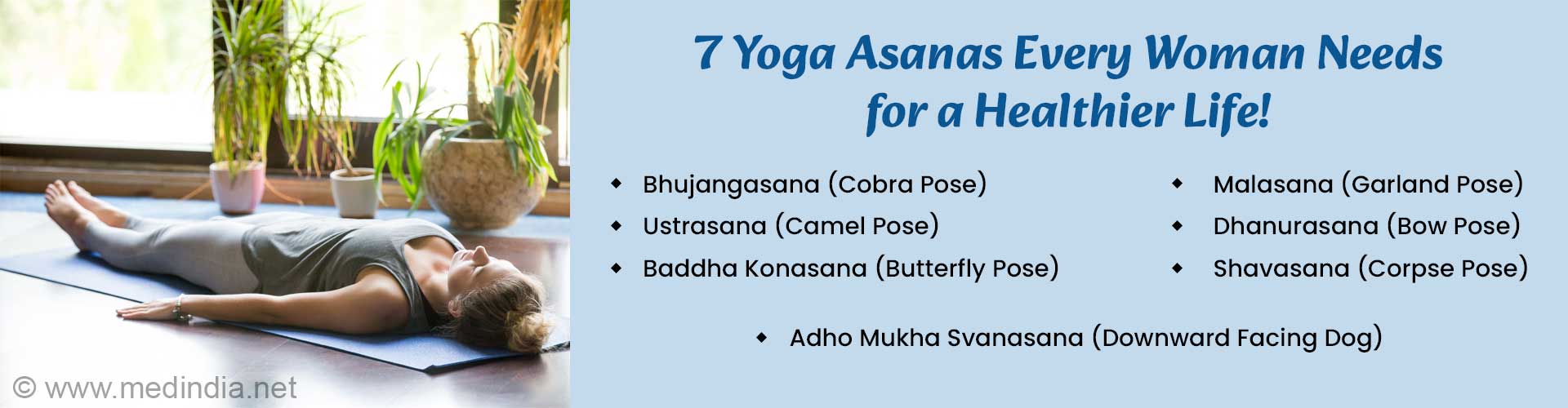 Power of Yoga: 7 Essential Asanas for Women's Health