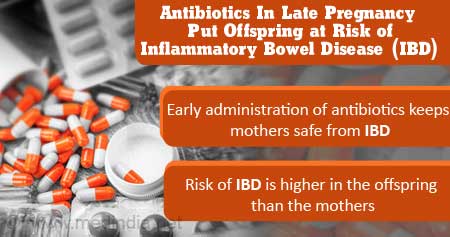 Antibiotics In Late Pregnancy Poses Risk of Inflammatory Bowel Disease (IBD) in Infants
