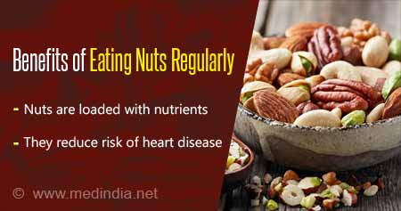 Eating Nuts Regularly Lowers Risk of Heart Disease