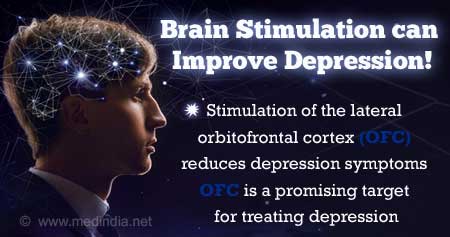 Depression Symptoms can be Relieved by Brain Stimulation