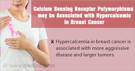 Calcium Sensing Receptor Linked to Hypercalcemia in Breast Cancer