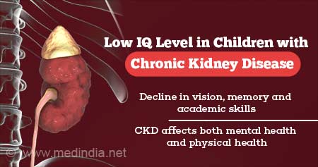 Chronic Kidney Disease Linked to Lower IQ Level in Children