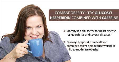 Combating Obesity with Glucosyl Hesperidin and Caffeine Combination
