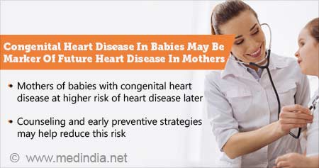 Mothers of Congenital Heart Disease Babies At Risk Of Heart Problems