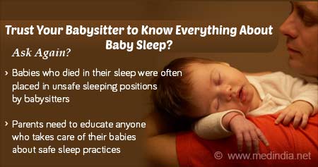 Do Baby Sitters Know About Safe Baby Sleeping Positions
