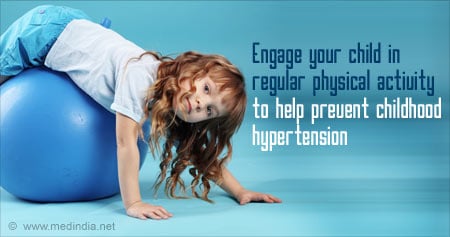 Health Tip To Prevent Childhood Hypertension