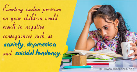 对孩子施加过度压力的影响