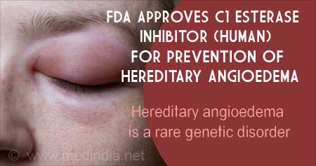 FDA Approved C1 Esterase Inhibitor (Human) for Hereditary Angioedema