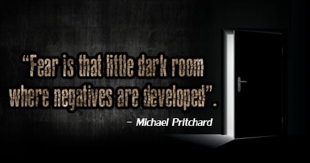 Health Quotation on Phobia/Fear by Michael Pritchard