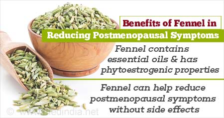 Benefits of Fennel in Reducing Postmenopausal Symptoms
