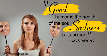 Health Quotation on Humor and Sadness 