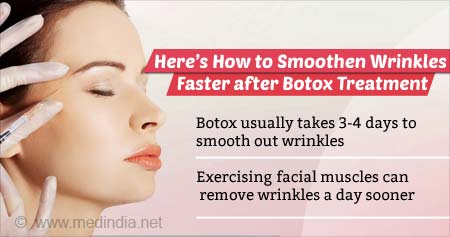 Facial Exercise After Botox Treatment can Smooth Out Wrinkles Faster