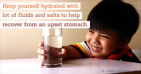 Health Tip to on Recover from an Upset Stomach