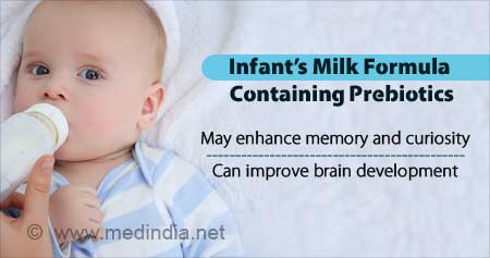 Milk Formula Containing Pre-biotics may improve Baby's Memory and Curiosity