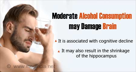 适量饮酒可能导致脑损伤