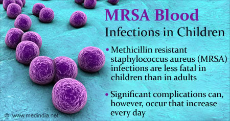 Implications of Less Fatal MRSA Blood Infections in Children