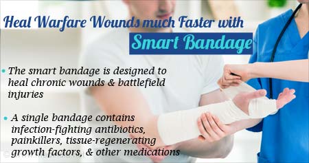 New Smart Bandage that Heals Wounds Faster