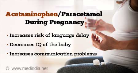 Paracetamol During Pregnancy Increases Language Delay in Girls