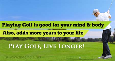 Playing Golf May Help You Live Longer