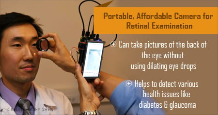 Portable & Affordable Camera To Retinal Examination