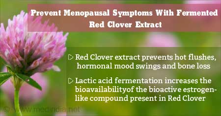 Tip on Prevention Menopausal Symptoms Red Clover Extract - Health Tips