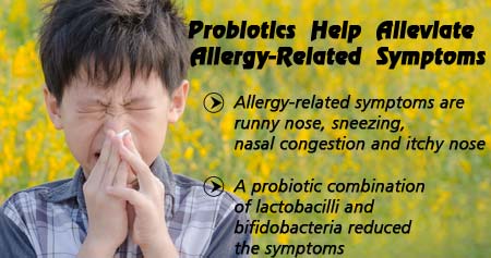 Probiotic to Help Reduce Allergy-Related Symptoms